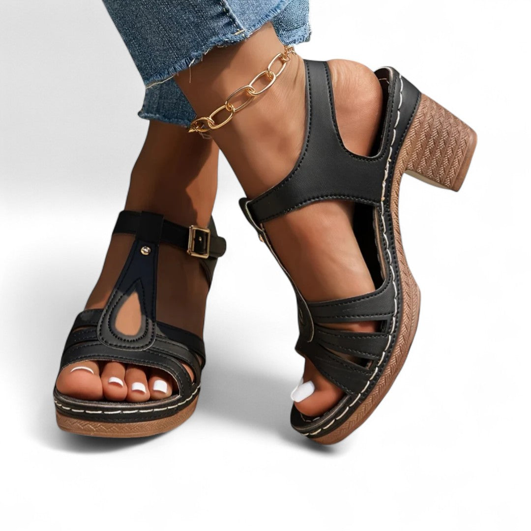 Mira Lift Block Sandals