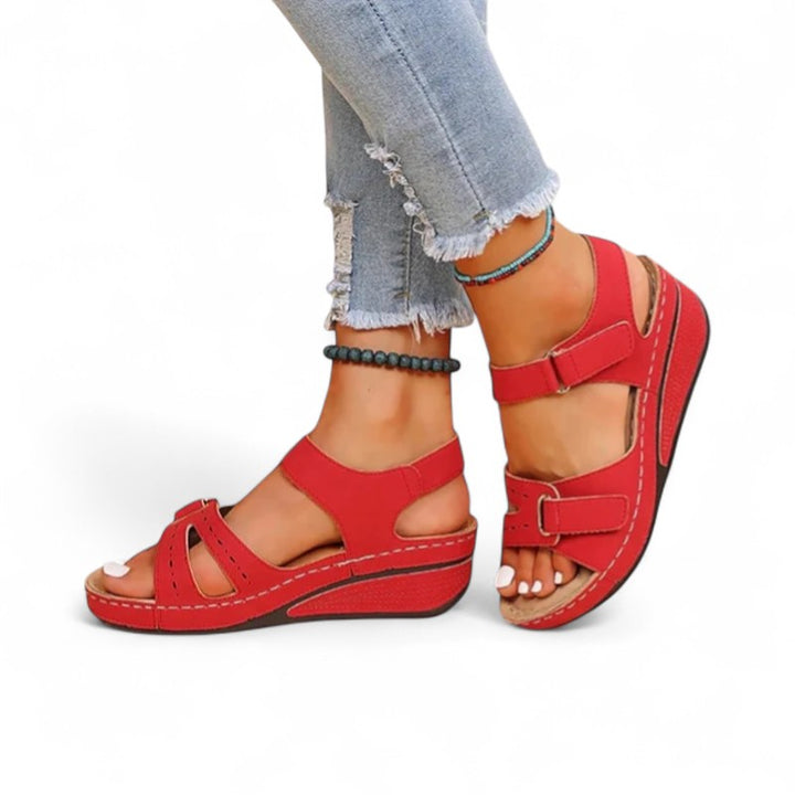 Terra Adjustable Wedge Sandals