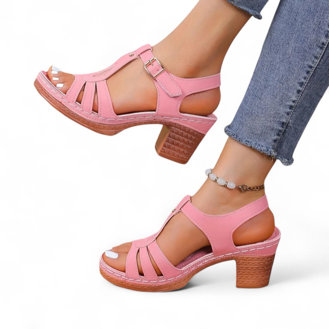 Mira Lift Block Sandals