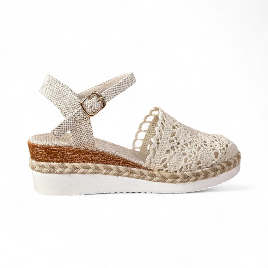Lyra Crochet Platform Sandals