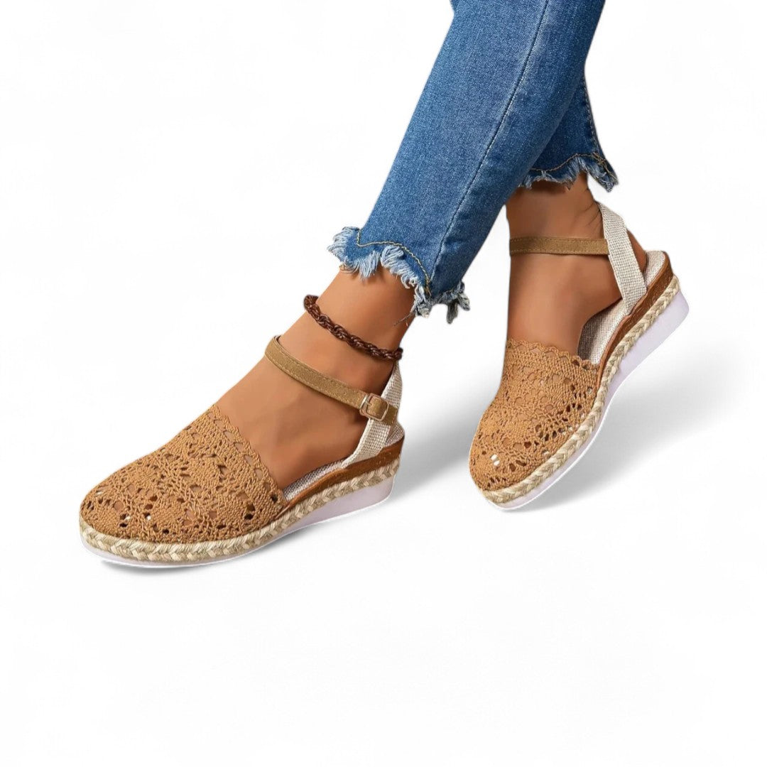 Lyra Crochet Platform Sandals
